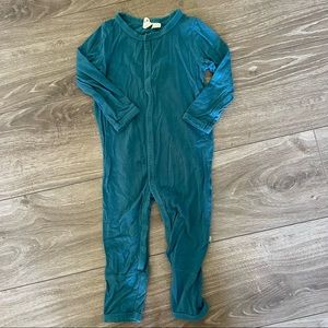 6-12m Teal Kyte Romper